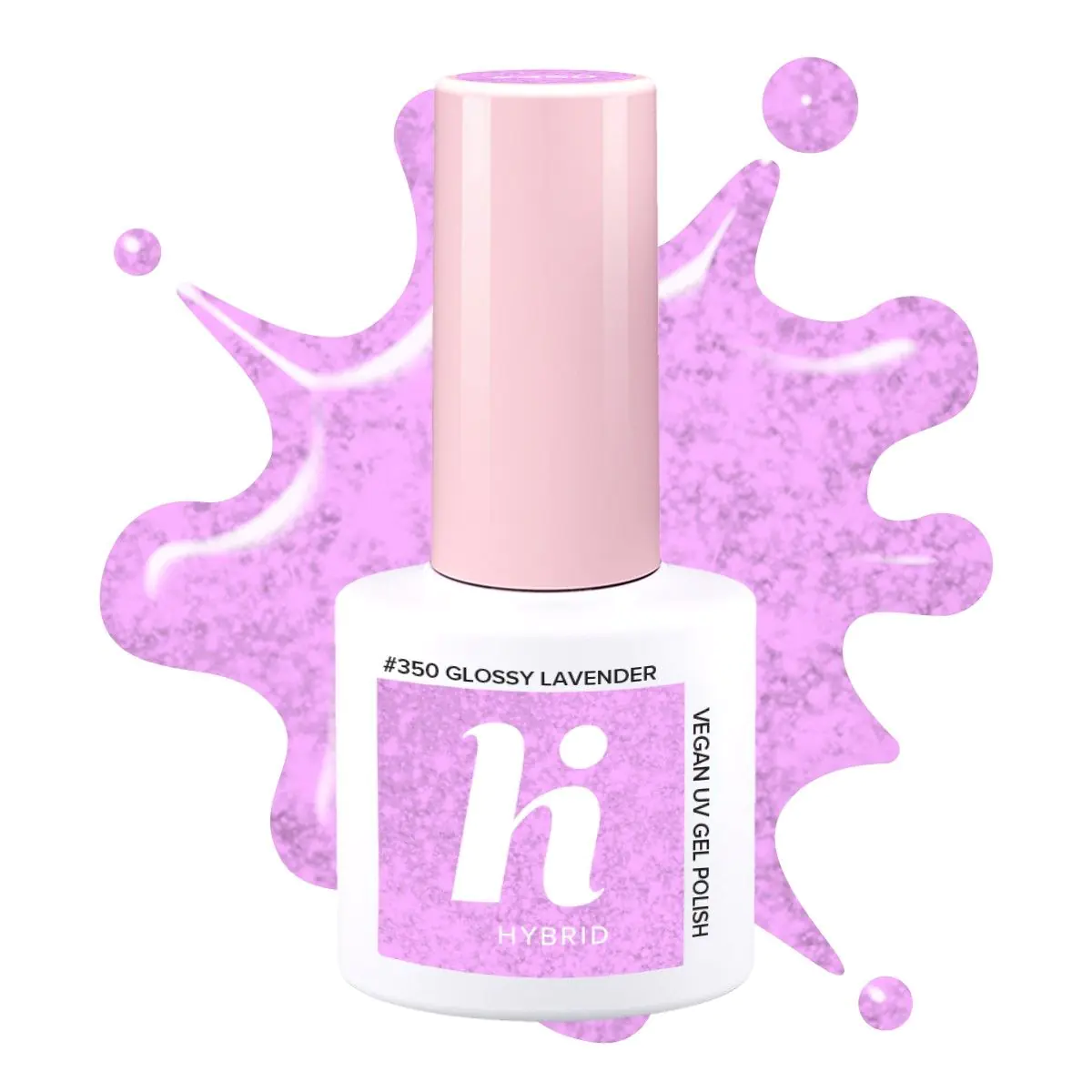 Hi Hybrid Hybrid nagų lakas 350 blizgi levanda 5ml