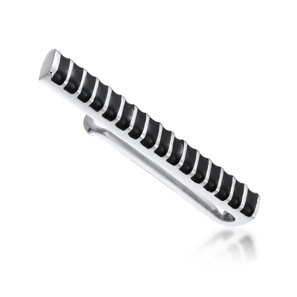 KUZZOI KUZZOI Épingle de Cravate Hommes Moderne Busniess avec émail en argent sterling 9 Bijoux