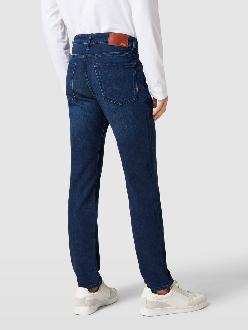 Jeans im 5-Pocket-Design Modell 'Maine' in dunkelblau