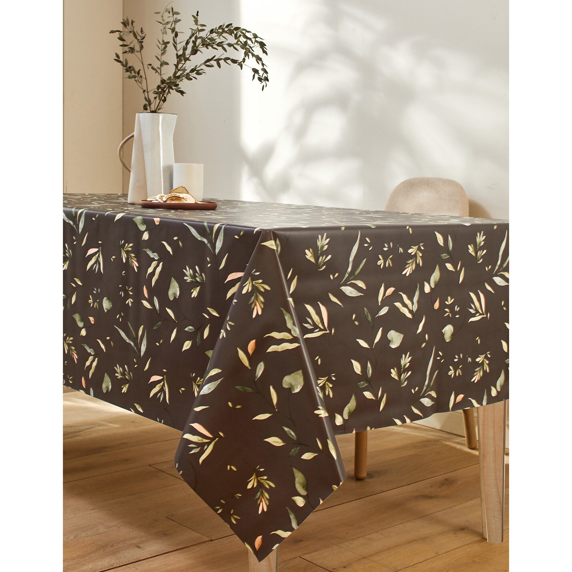 Nappe toile cirée imprimé Florale