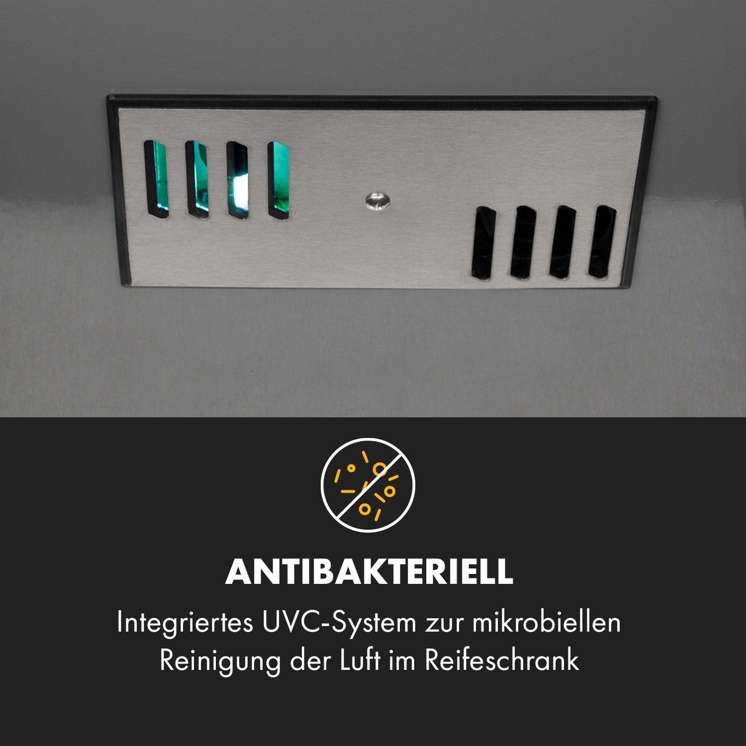 Klarstein Getränkekühlschrank HEA10-SteakhousePro 10035176, 82 cm hoch, 59.5 cm breit, Steakhouse Flesich Kühlschrank Fleischreifeschrank