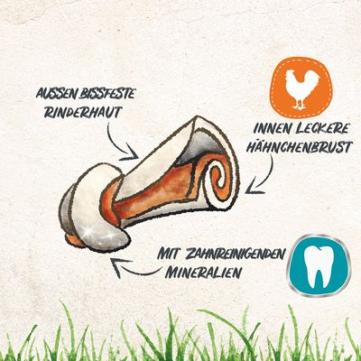 8in1 Pro Dental Kauknochen Huhn