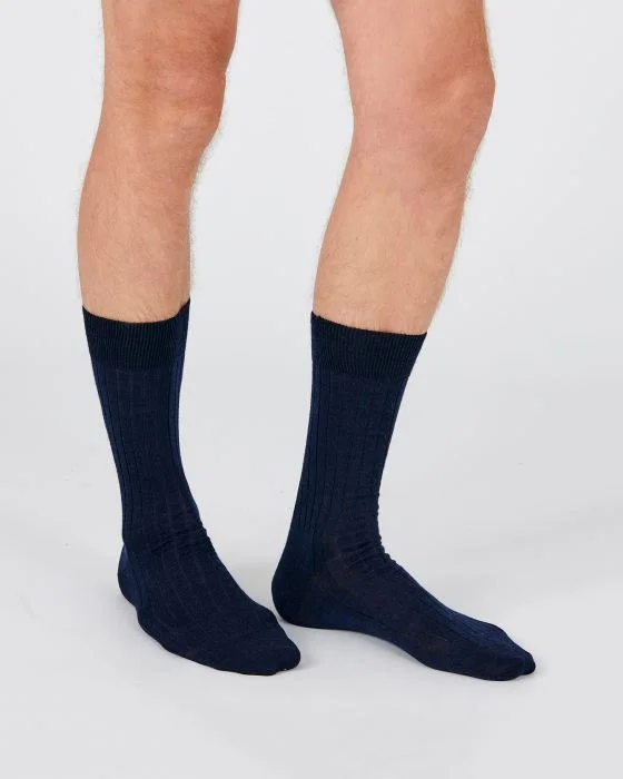 Lot de 2 paires de chaussettes côte Derby 80% laine Mérinos.