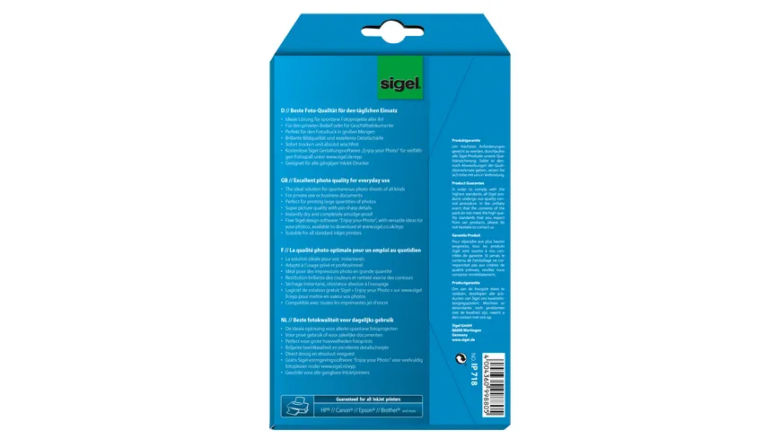 sigel Inkjet Fotopapier Everyday
