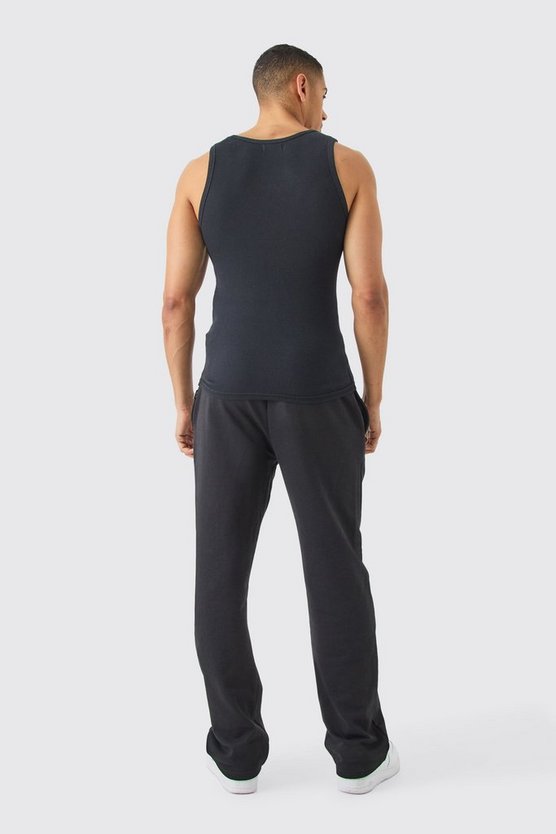 Geripptes Slim-Fit Tanktop