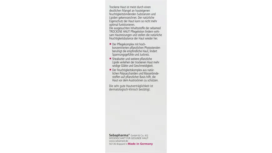 Sebamed Trockene Haut Pflegelotion 200 ml
