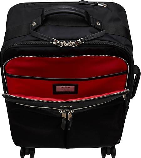 KNOMO LONDON Mayfair Cap 4-Rollen Kabinentrolley 55 cm