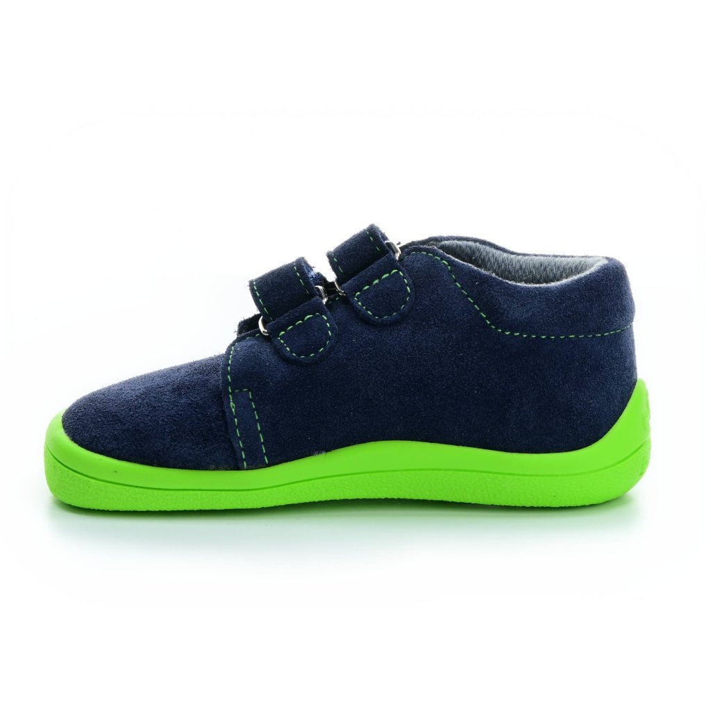 Beda Marcus mit Membran (BF 0001/W/M/FW) dunkelblaue Barfuß-Stiefeletten