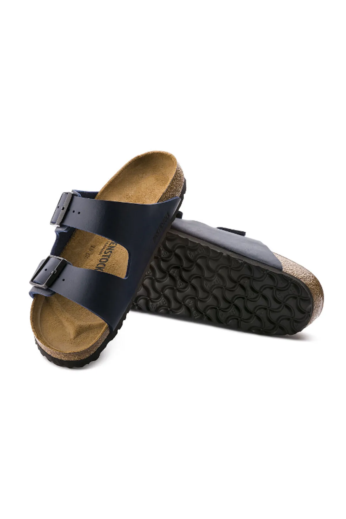 Birkenstock  Pantolette - Blau - Flacher Absatz