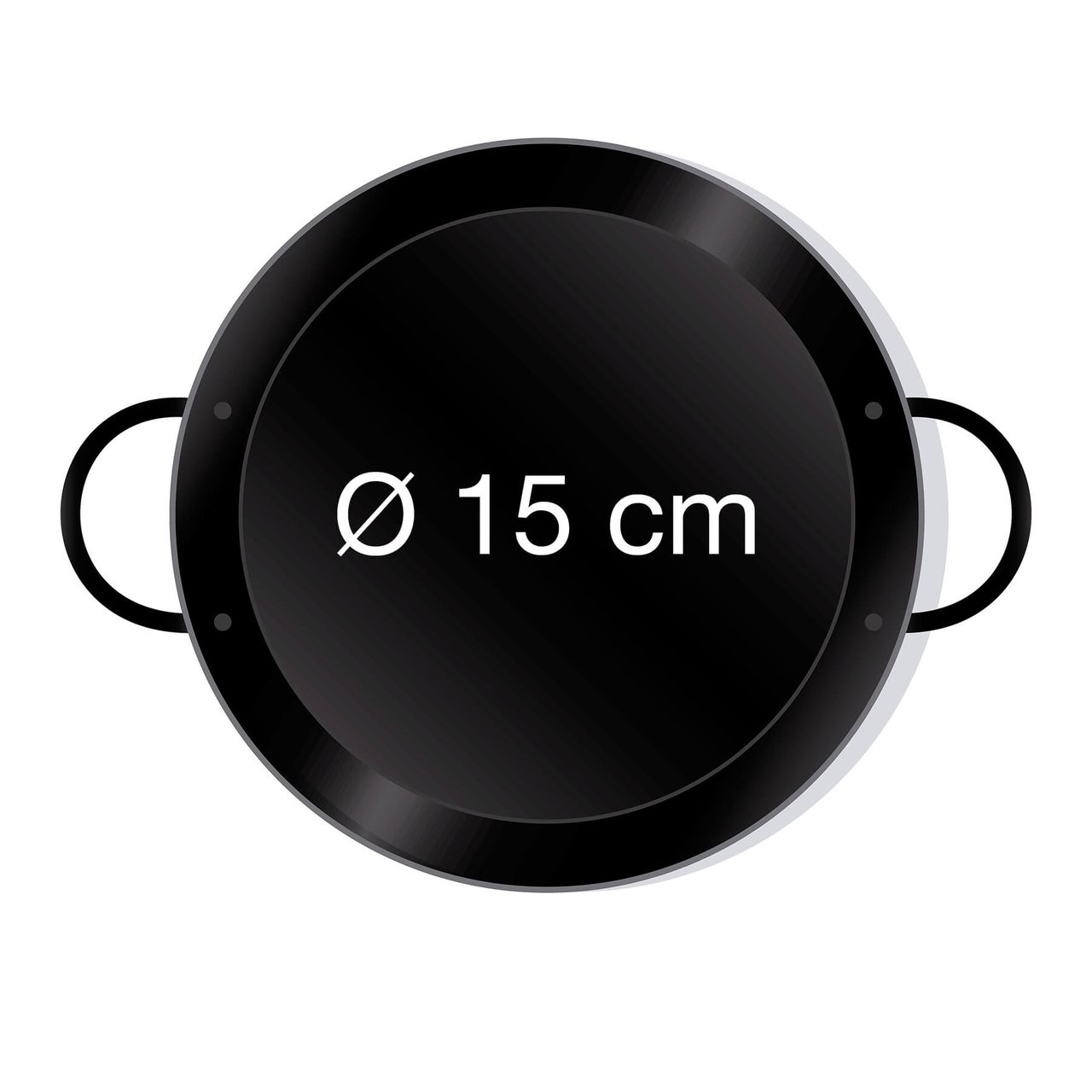 PaellaWorld International Paella World Original spanische Paella Pfanne Typ Valenciana - emailliert, 15,0 cm Durchmesser