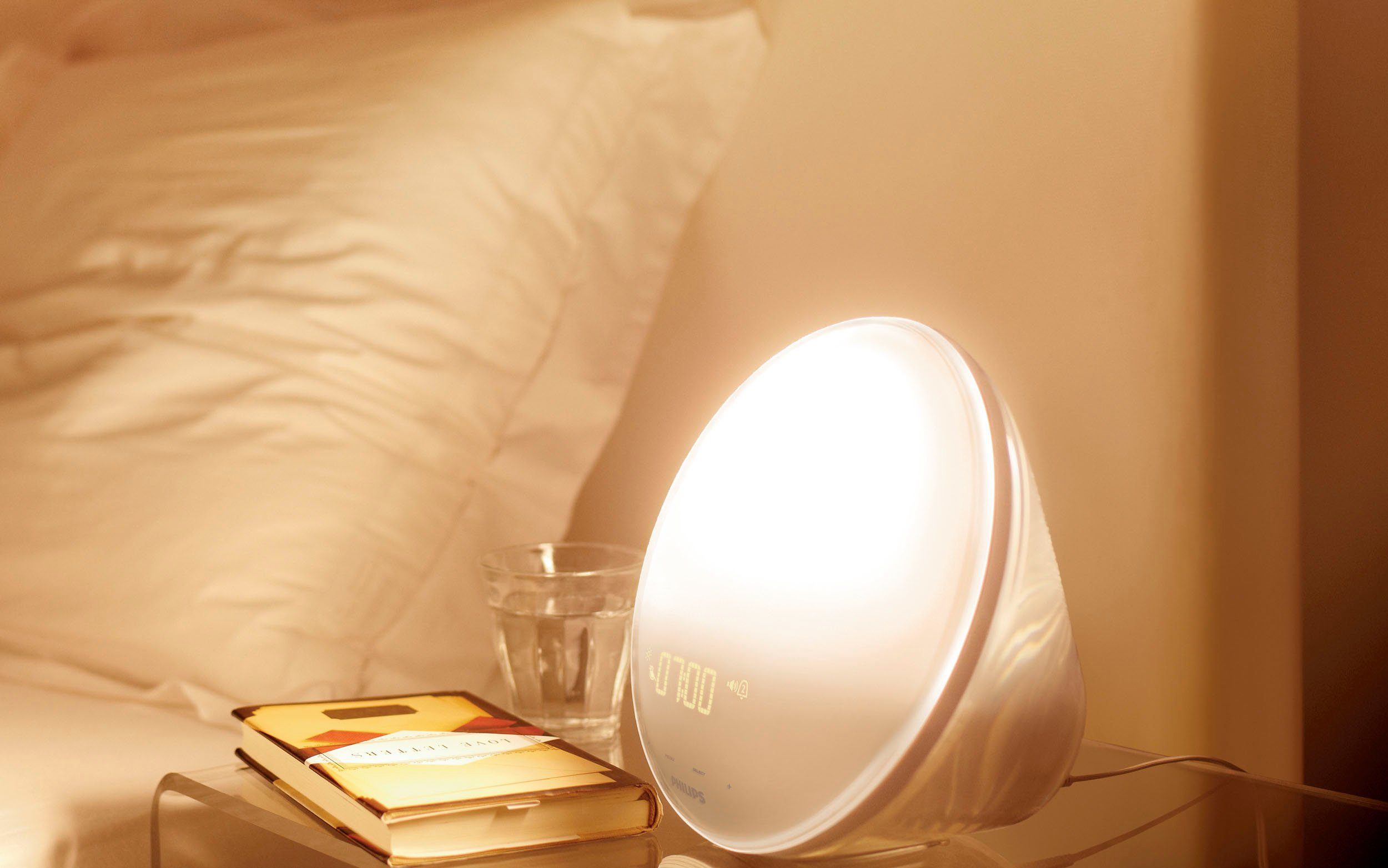 Philips Tageslichtwecker SmartSleep HF3521/01 mit 6 natürlichen Wecktönen, UKW Radio und 20 Lichteinstellungen