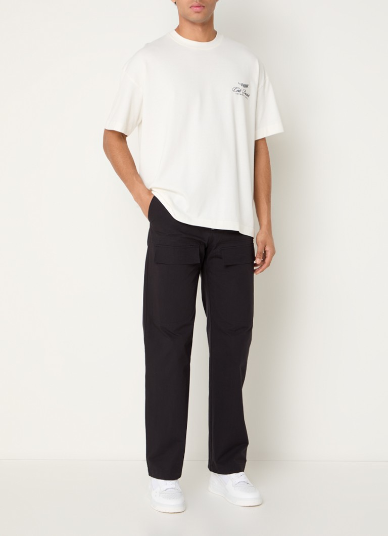 Pantaloni cargo Cole Buxton cu croială dreaptă și buzunare laterale