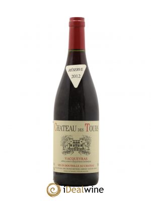 Vacqueyras Château des Tours Emmanuel Reynaud  2012 - Lot de 1 Bouteille