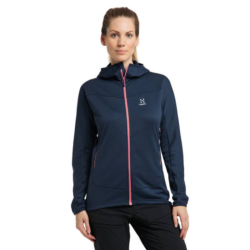 Haglöfs Frost Mid HoodHood Fleecejacke Damen