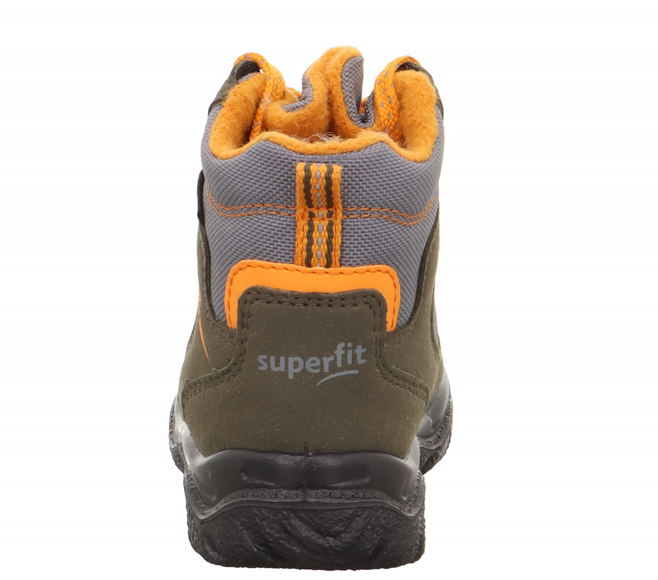 HUSKY1 - Grün/Orange Boots mit Schnürung