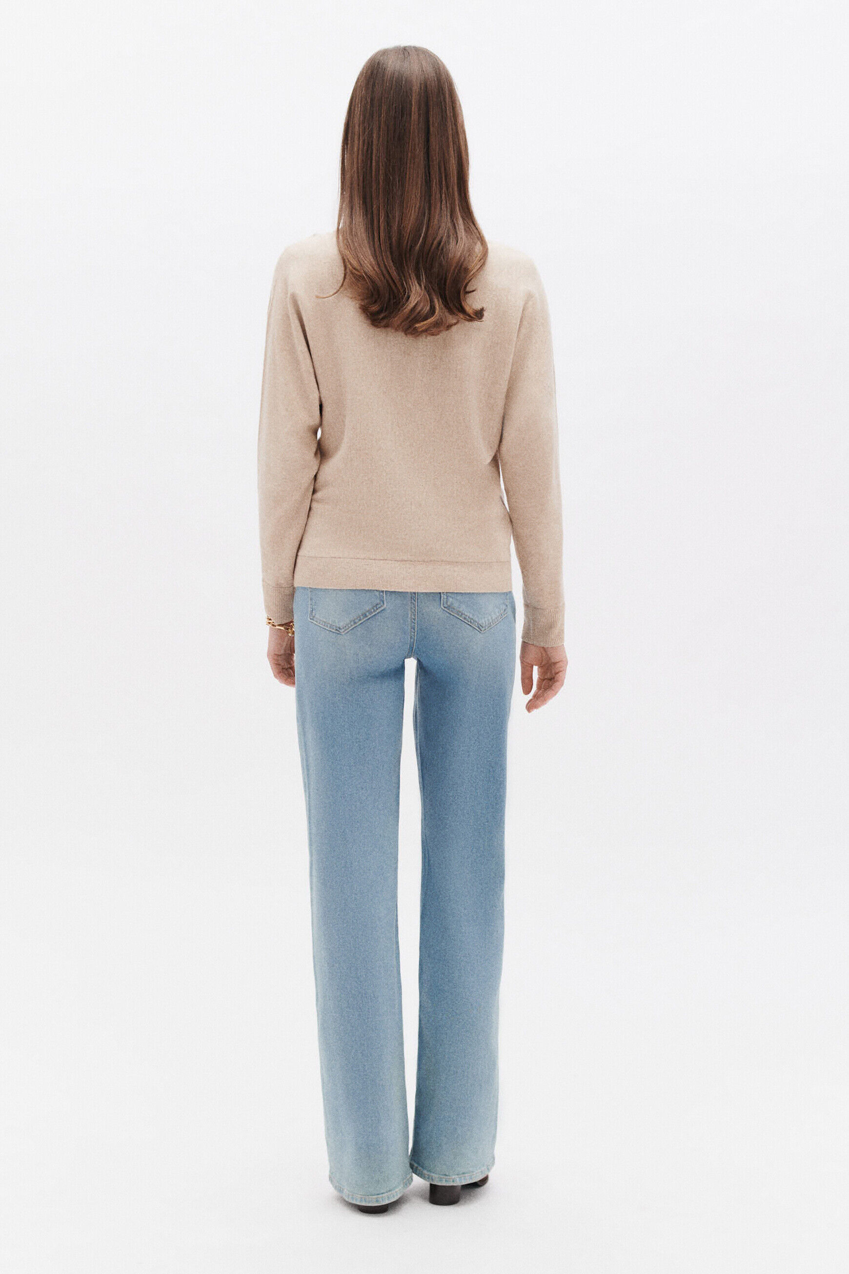 Pull malwen marron femme