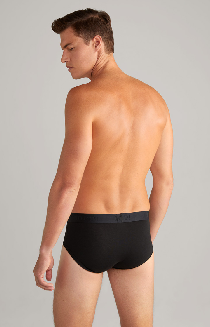 2er-Pack Modal Cotton Stretch Slip in Schwarz