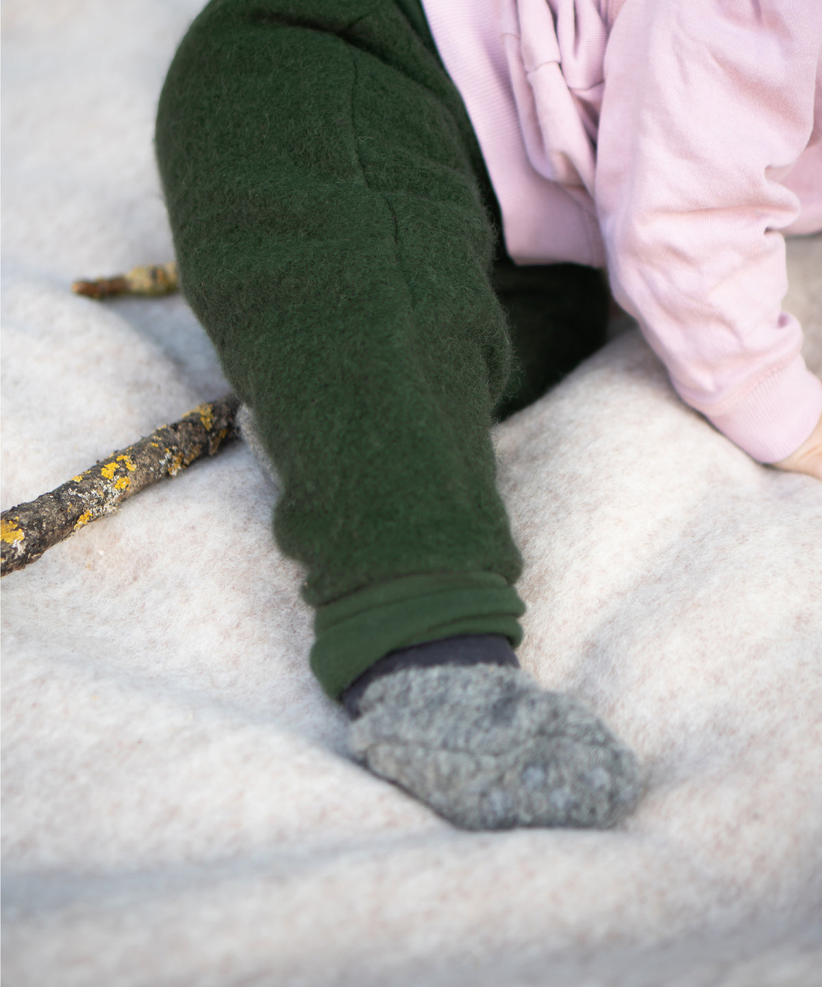 Walkhose mit Bündchen