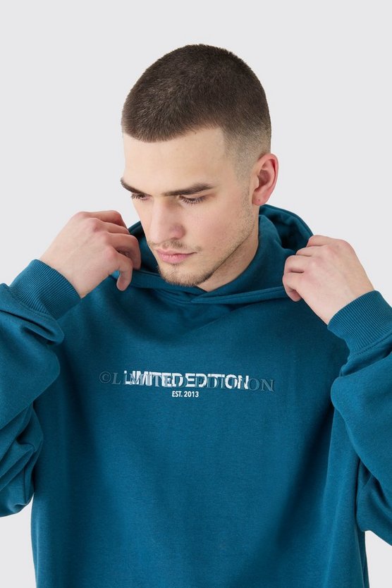 Tall Oversized Basic Limited Head Hoodie