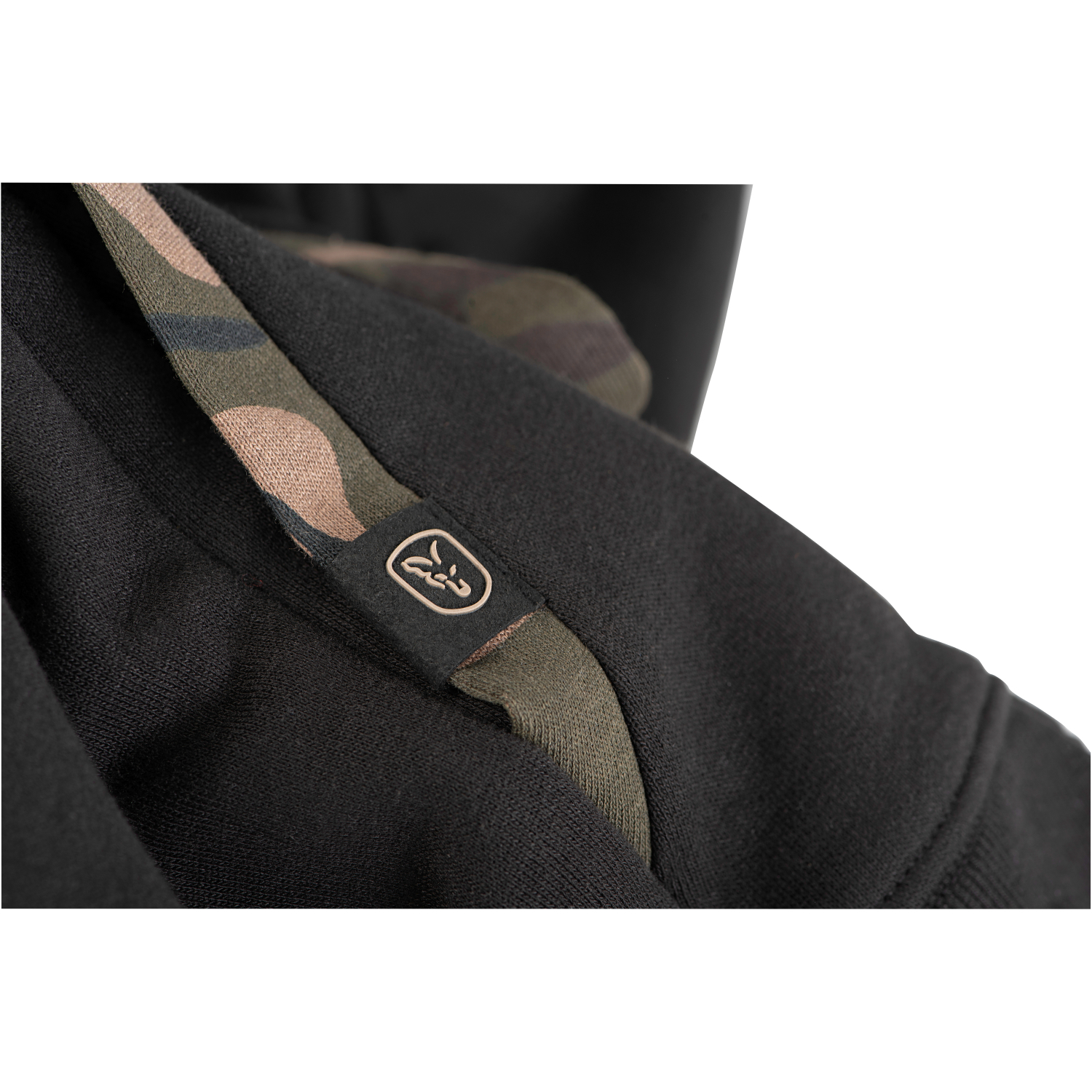 Fox Carp Herren LW Zip Hoodie (black/camo)