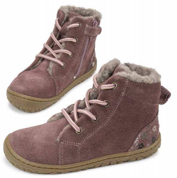 Lurchi ~ Nurdi Winterstiefel Schnürer ~ Rose Flowers