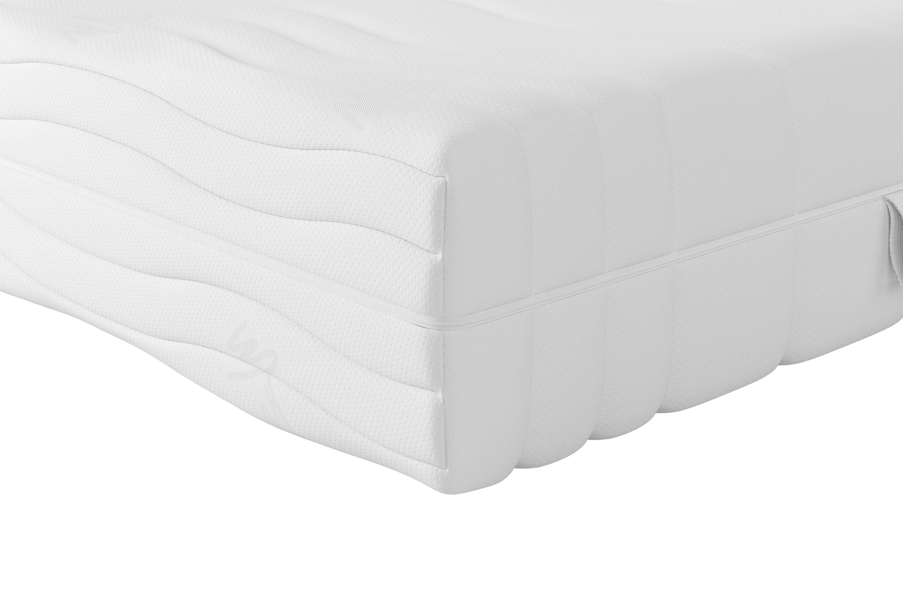 Komfortschaummatratze Wismar, Boxspringfeeling, extra hoher Matratzenkern, feste Sitzkante, Home affaire, 28 cm hoch, Matratze in XXL-Höhe, 90x200 cm, 140x200 cm und weitere Größen
