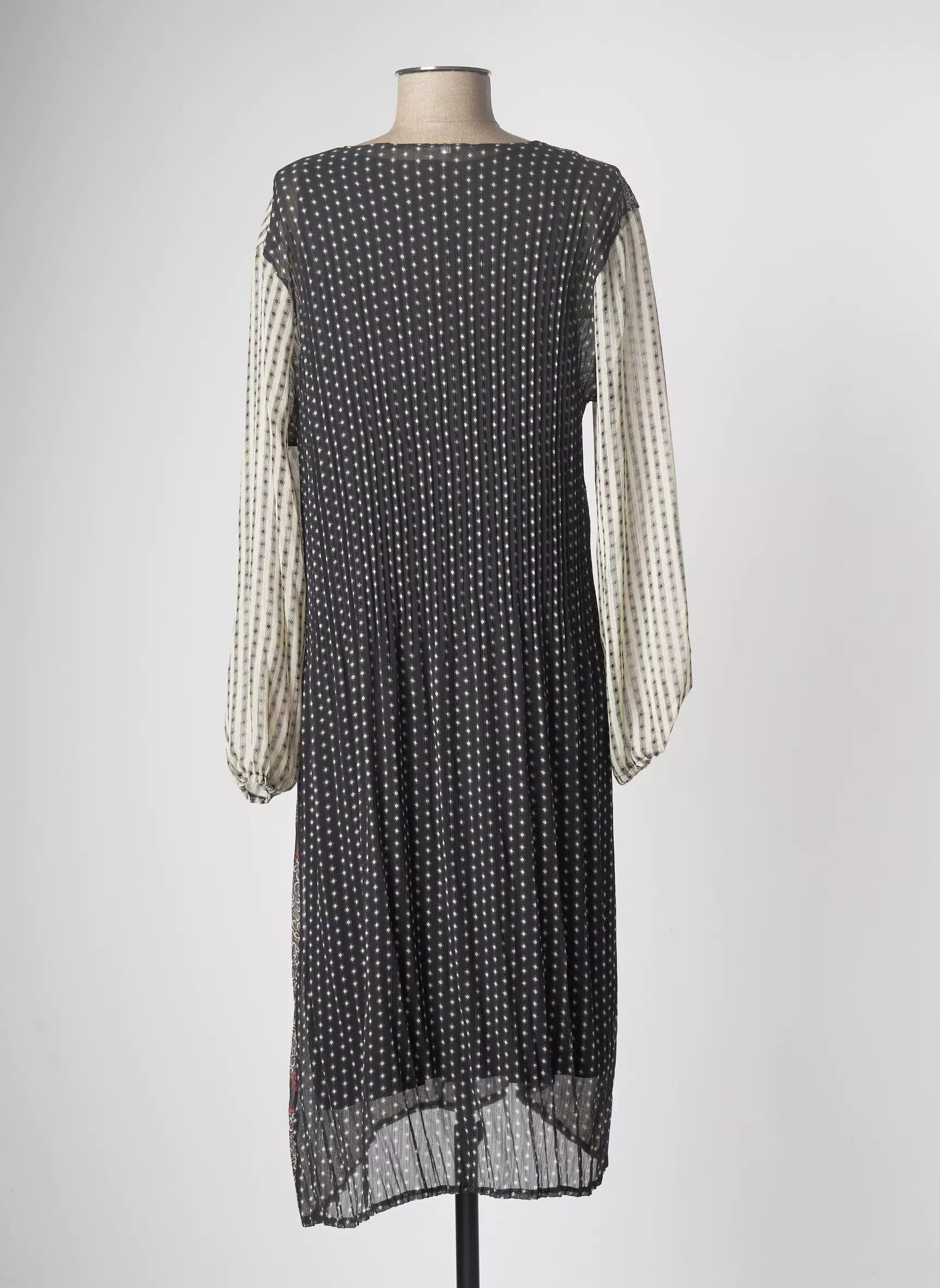 Franck Anna Robes Mi Longues Femme couleur noir