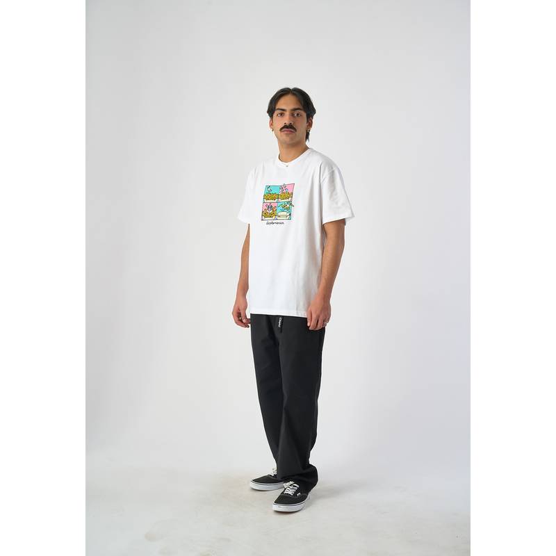 Cleptomanicx Stealy Gull Printshirt Herren