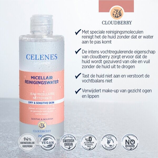 Celenes By Sweden Micellar Water 250ml - All skin types
