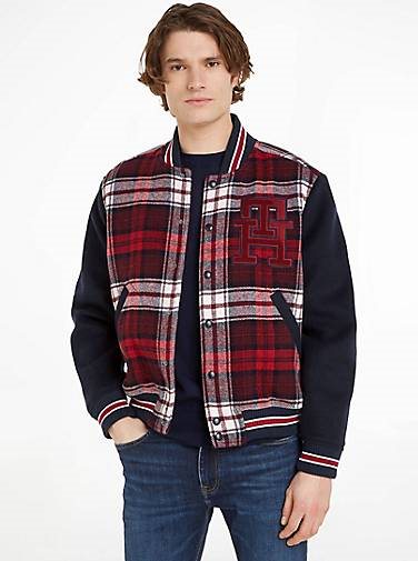 TOMMY HILFIGER Herren Bomberjacke VARSITY mit Wolle
