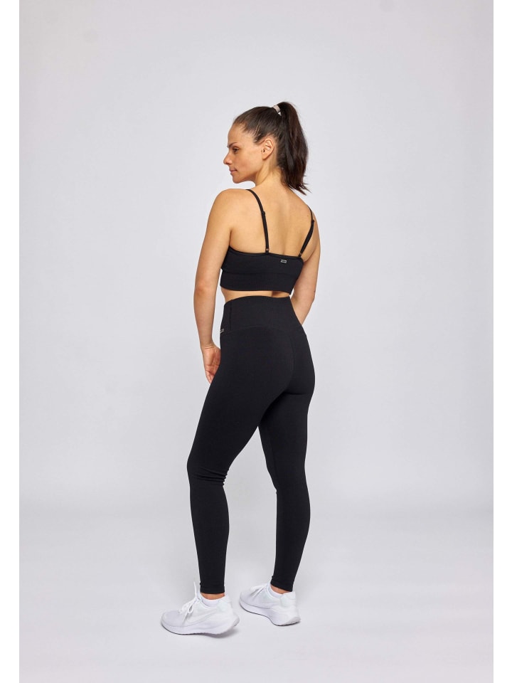 SNOCKS Gerippter Sport-BH 1 Stück in Schwarz günstig kaufen