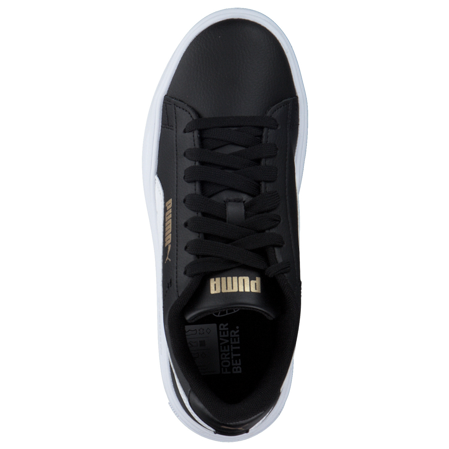 Puma Smash Platform v3 390758, Schnürschuhe, Herren, black/white