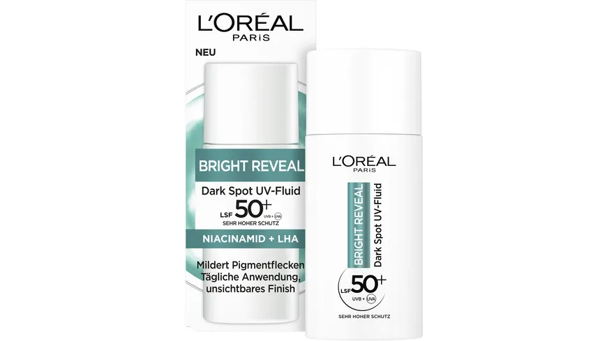 L'Oréal Bright Reveal Dark Spot UV-Fluid LSF50+ 50 ml
