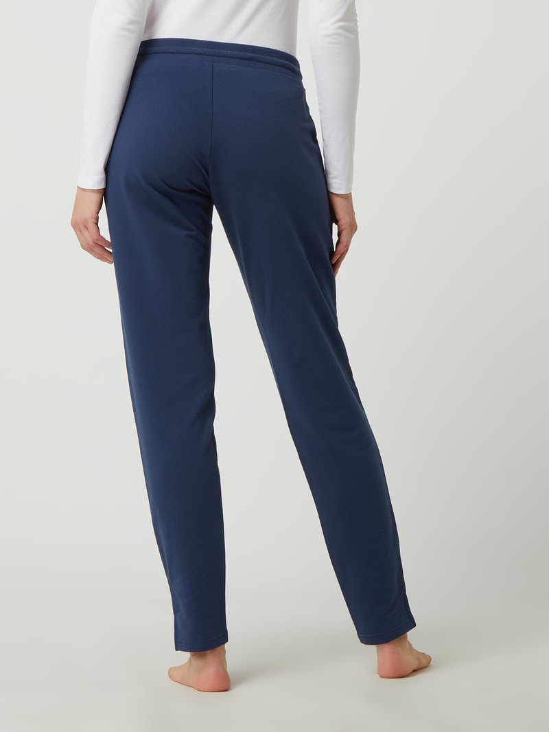 Lounge-Hose mit Stretch-Anteil Modell 'Night2Day' in marineblau