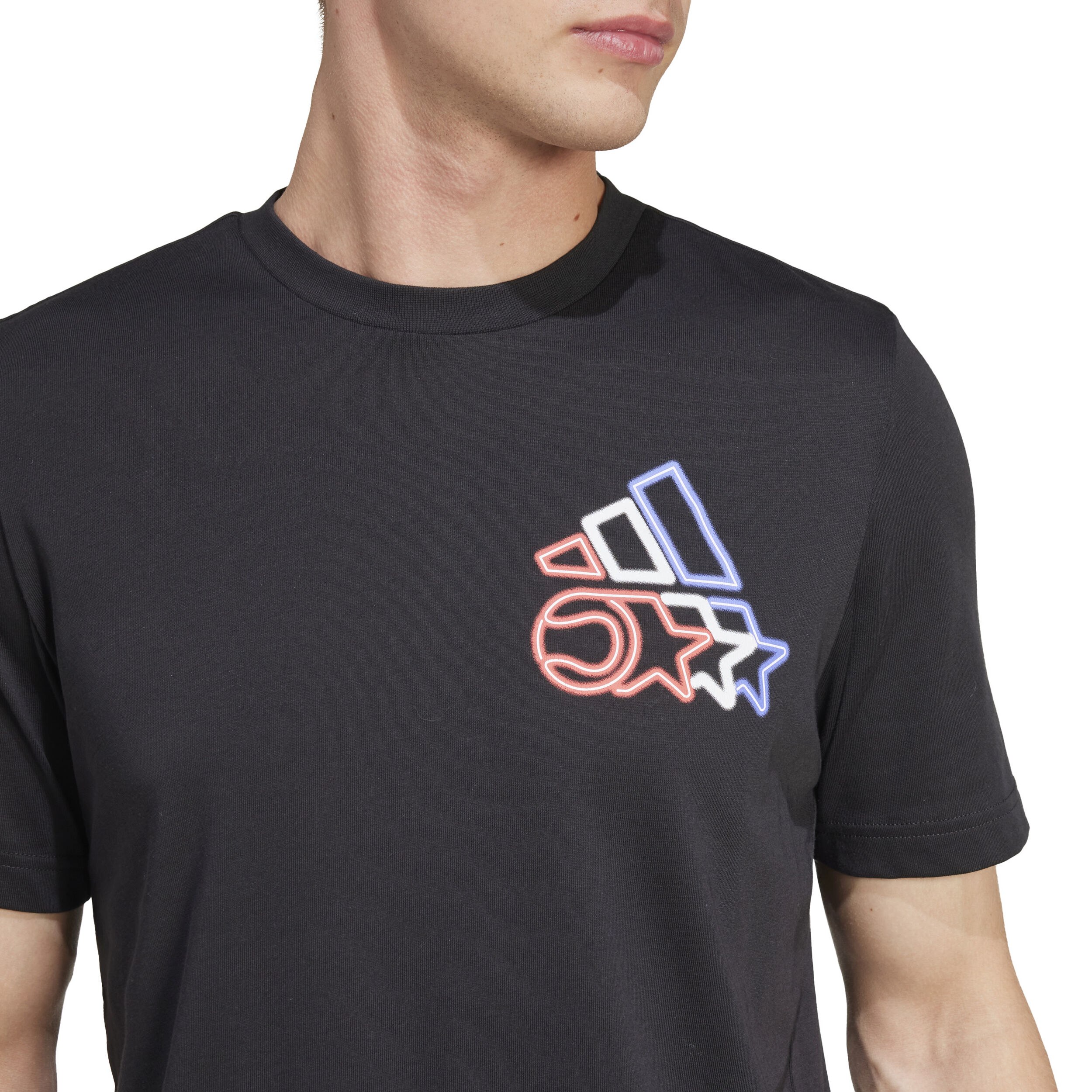 City Graphik T-Shirt Herren - Schwarz