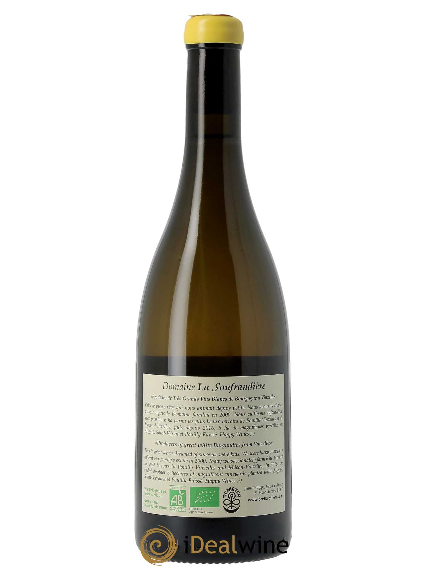 Saint-Véran La Bonnode La Soufrandière - Bret Brothers  2021 - Lot de 1 Bouteille