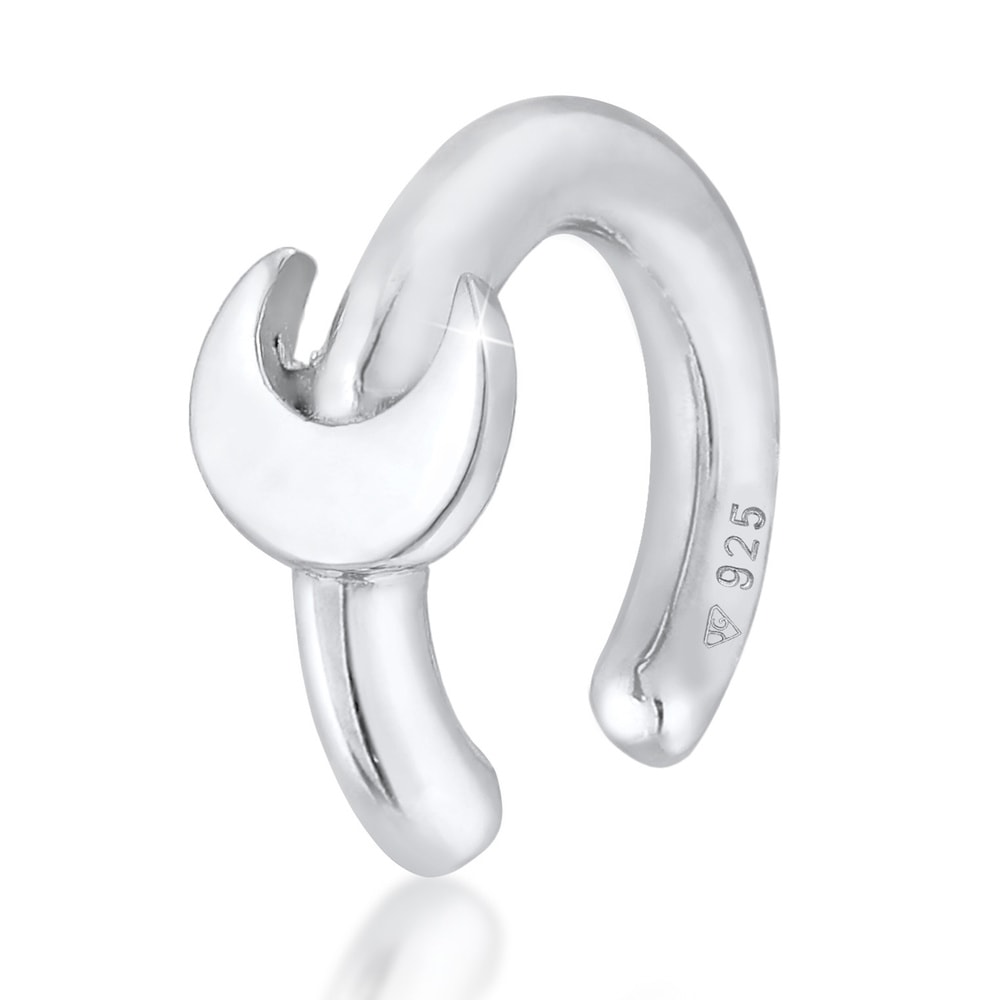 Elli Elli Boucles d'Oreilles Boucle d'oreille Crescent Moon Blogger en argent sterling Boucles d'oreilles