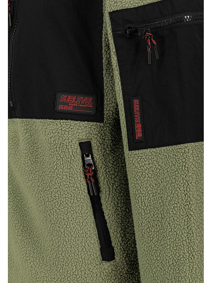 Sublevel Fleecejacke in Khaki günstig kaufen