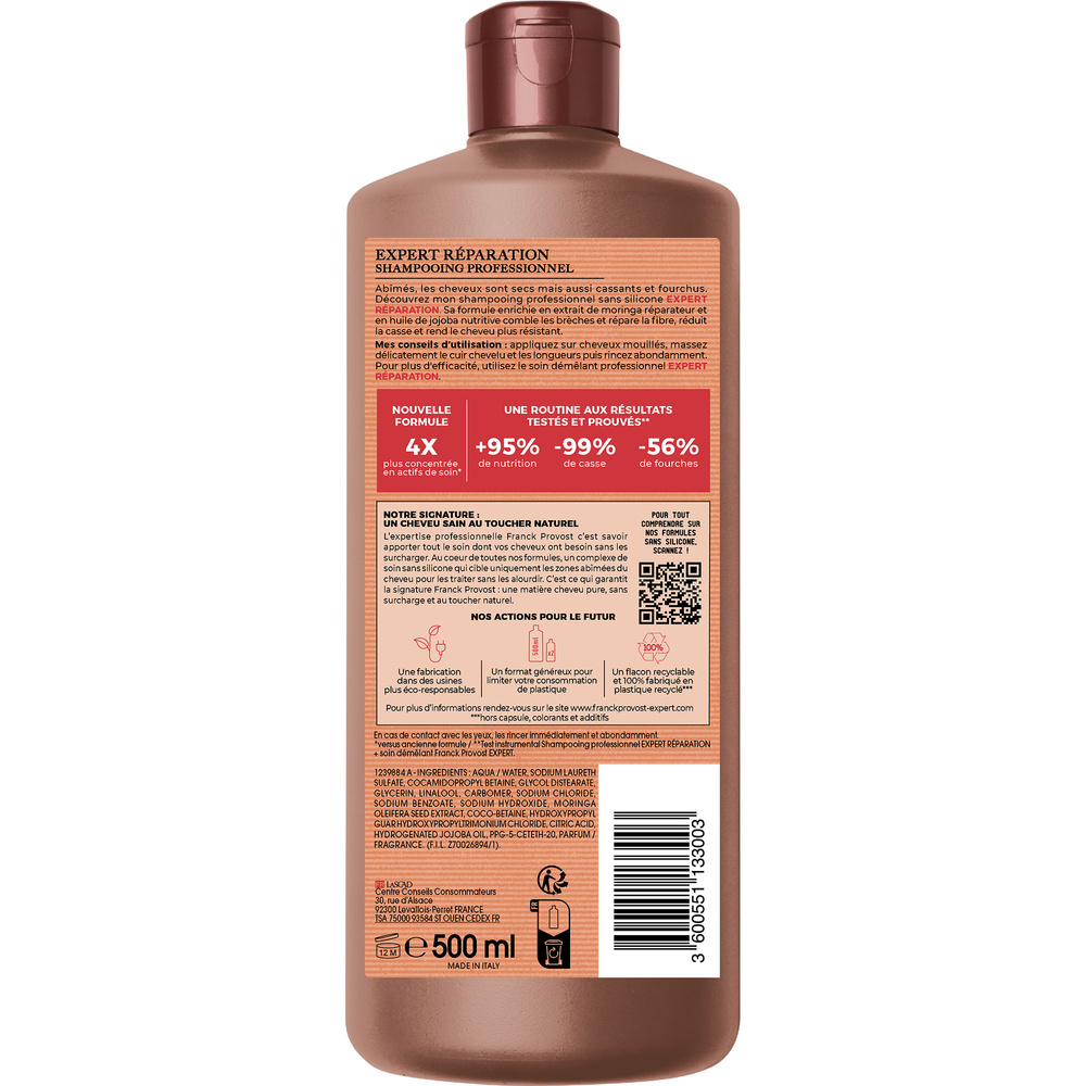 franck provost Shampooing Professionnel Réparation Shampooing Professionnel