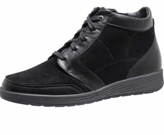 GANTER Schnür-Stiefeletten schwarz