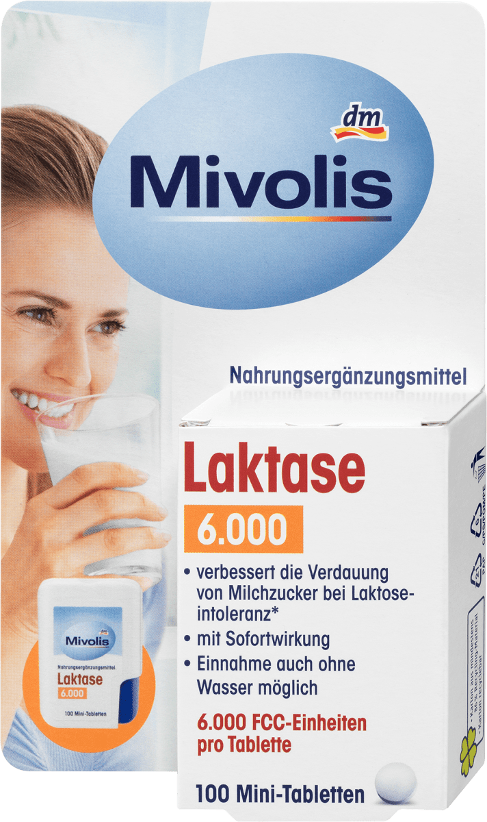 Laktase 6000 Mini Tabletten 100 St, 100 St