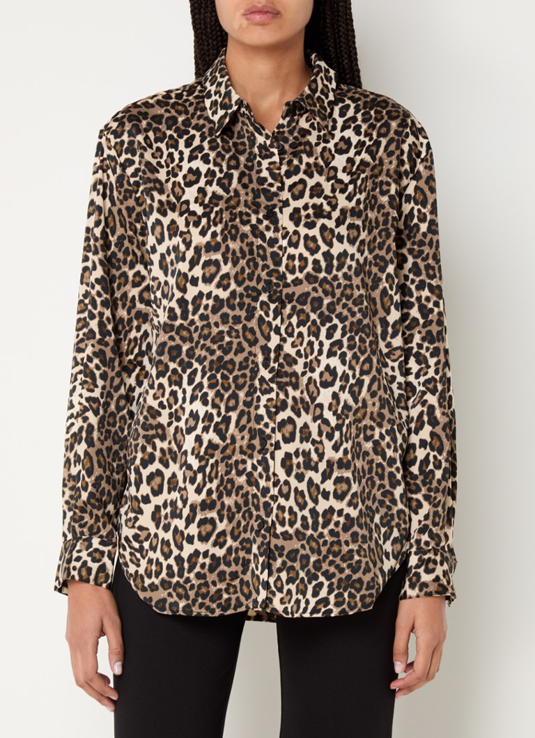 Bluză cu imprimeu leopard Modström Tipsy