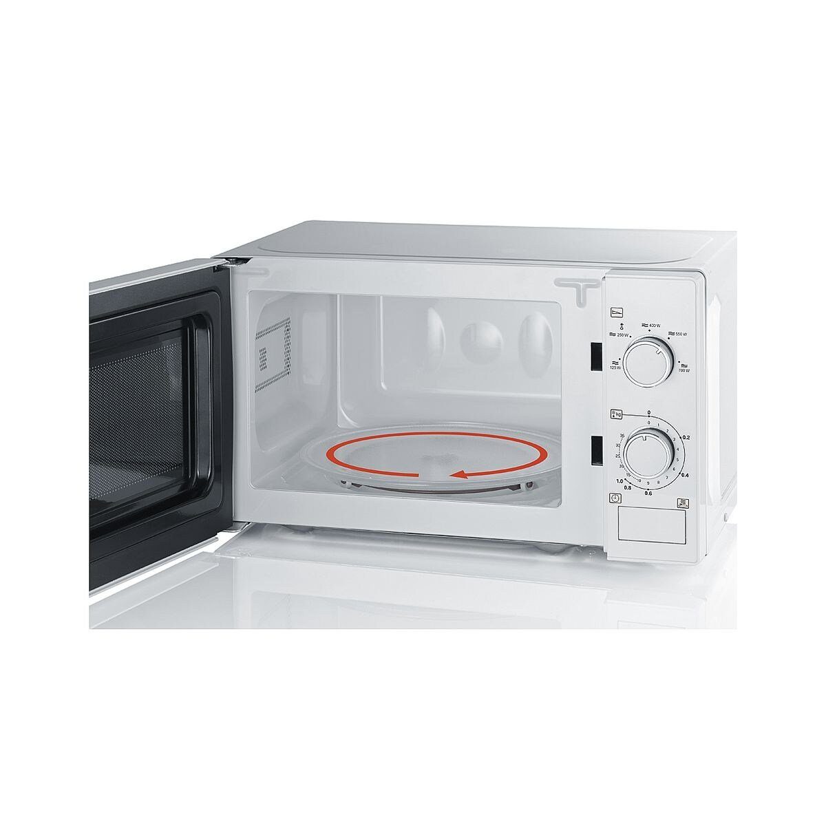 Severin Mikrowelle 7770, 20 l, 5 Stufen inkl. Auftauen, Timer, 700 W