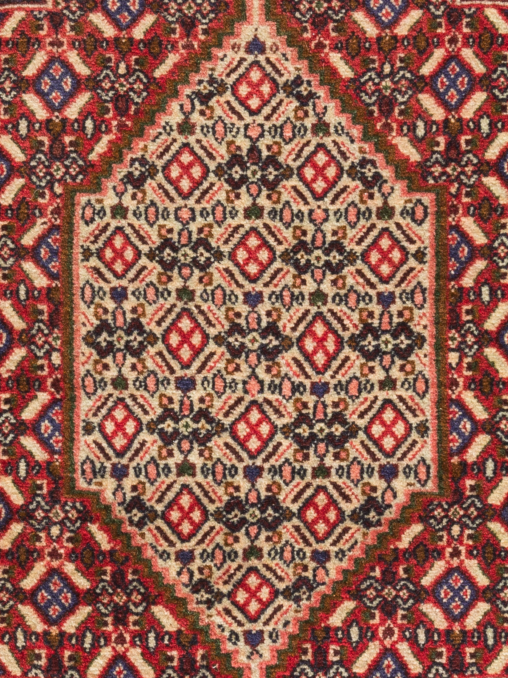 Senneh ca. 124 x 160 cm, Unikat / Einzelstück