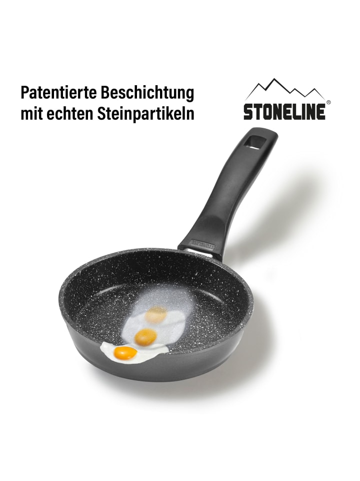 Stoneline Bratpfanne | ohne Deckel in Grau günstig kaufen Ø 14 cm
