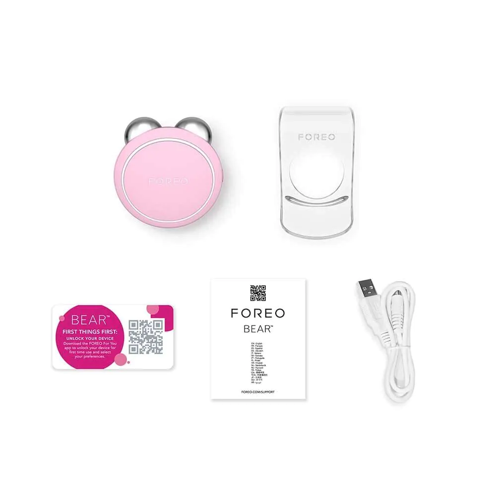 Συσκευή διαμόρφωσης προσώπου Foreo Bear Mini Pearl Pink