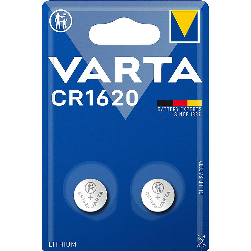 Varta Knappcellebatteri 2-Pk CR1620 Varta