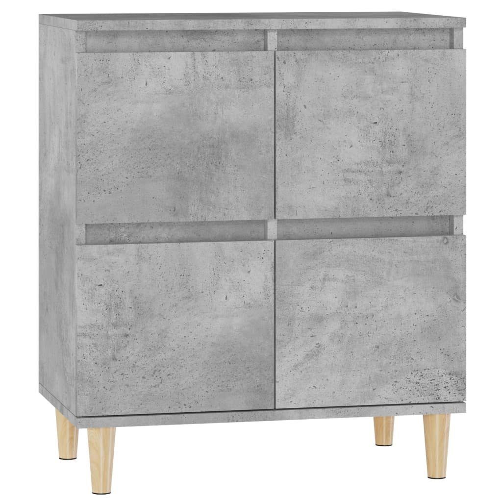 vidaXL Sideboard Sideboard Betongrau 60x35x70 cm Holzwerkstoff (1 St)