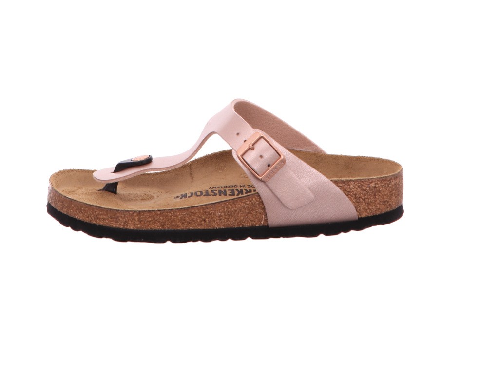 BIRKENSTOCK Klassische Sandalen silber Gizeh BF Copper