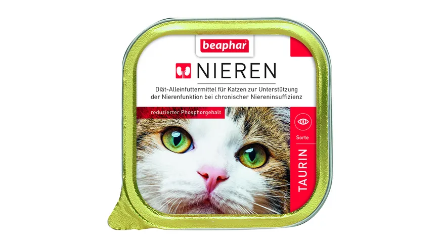 beaphar Katzennassfutter Nierendiät +Taurin 100g 100 g